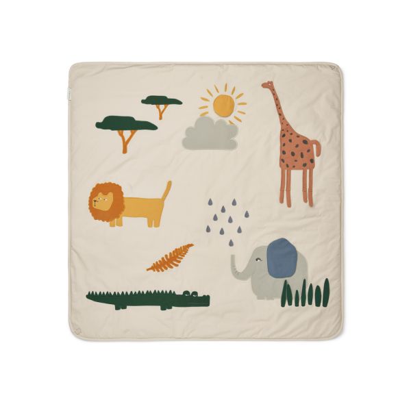 Tapis d'éveil Glenn Safari sandy mix