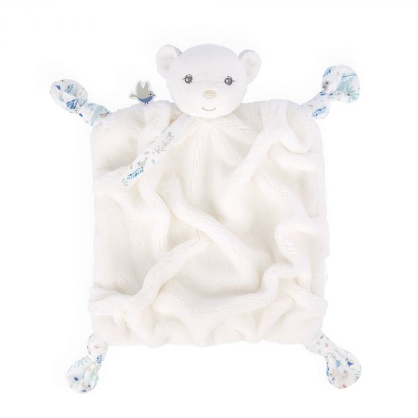 Doudou plat koala DOUDOU ET COMPAGNIE bleu feuilles DC3665 22 cm 