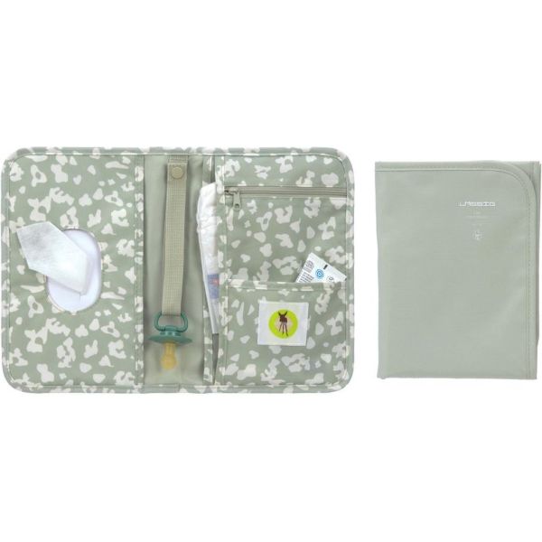 Pochette à langer - Leo kaki clair Olive