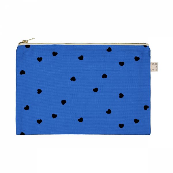 Pochette Lili Coeur Bleu Grec