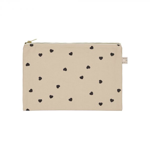 Pochette Lili Coeur sable