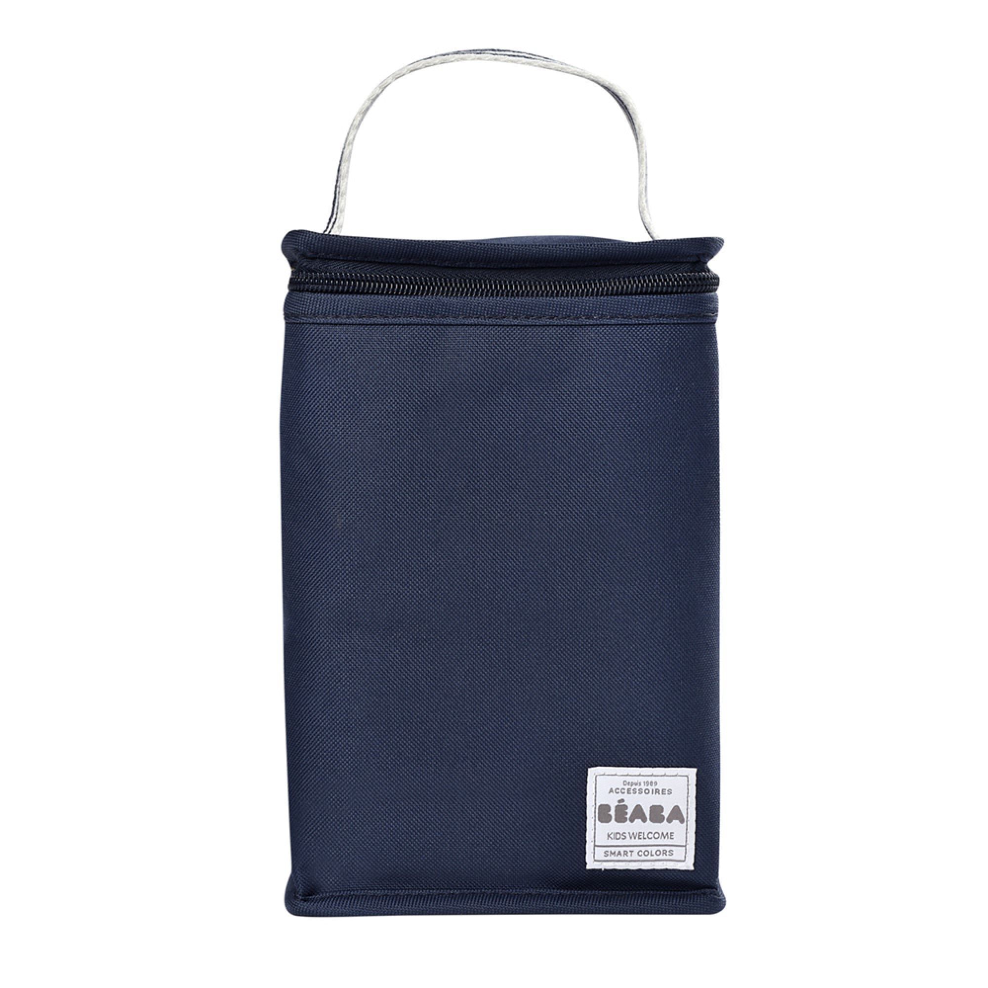 Lunchbag Isotherme Enfant CHILDHOME My Lunchbag - Contenance Grande, Doublure Aluminium, Bandes Élastiques, Étiquette Nom - Kaki