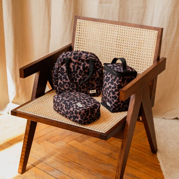 Pochette repas isotherme Léopard