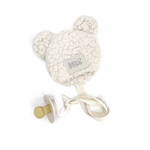 Attache sucette Teddy mouton Écru