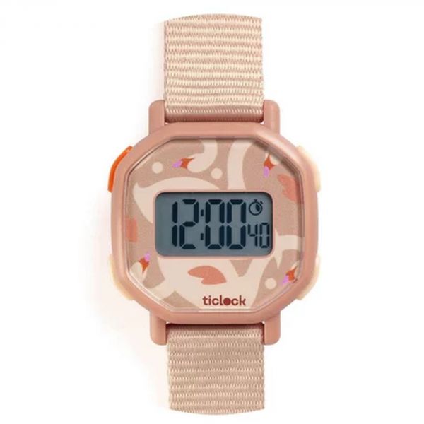 Montre digitale des petits Ticlock Poetic swan