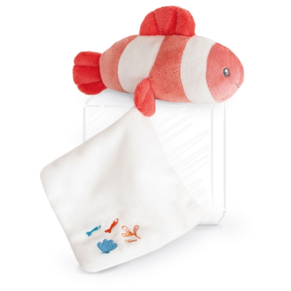 Doudou et compagnie Crabe avec doudou Corail