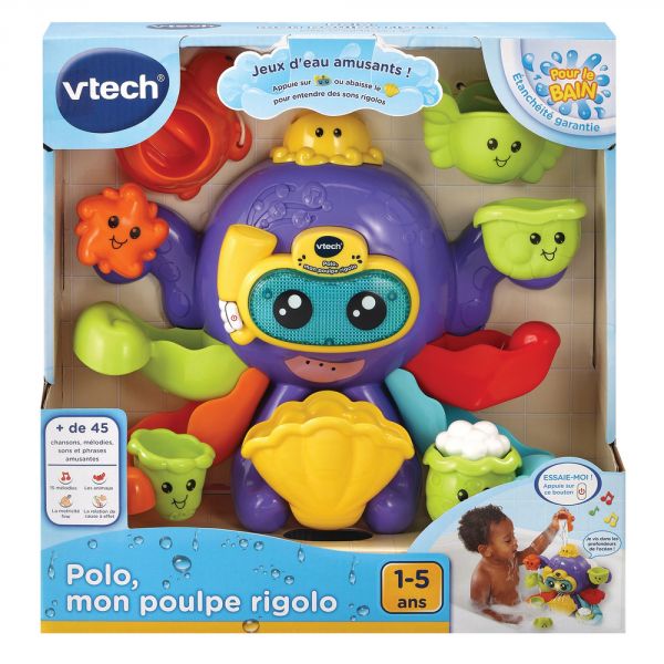 Jouet de bain Polo mon poulpe rigolo