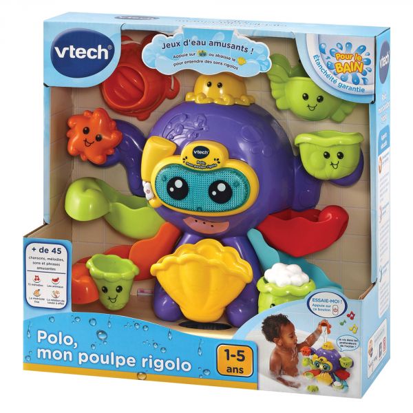 Jouet de bain Polo mon poulpe rigolo