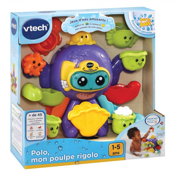 Jouet de bain Polo mon poulpe rigolo