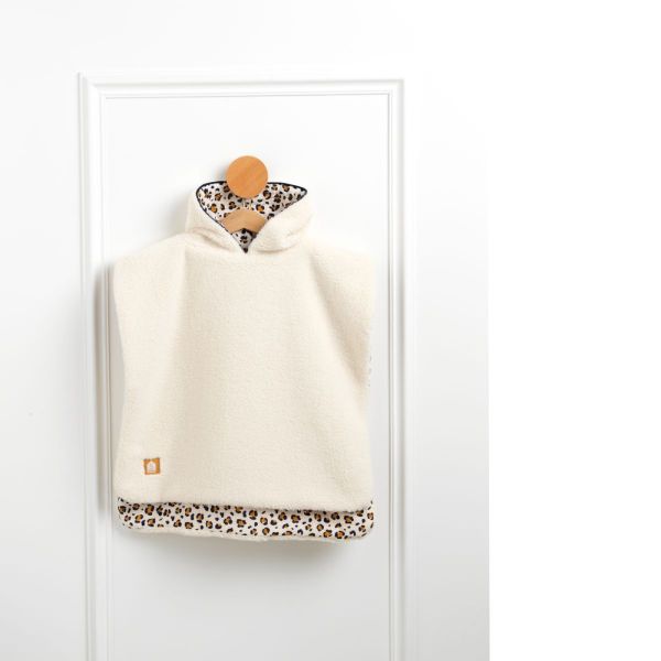 Poncho de bain Léopard