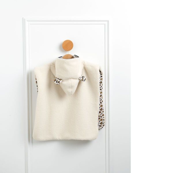 Poncho de bain Léopard