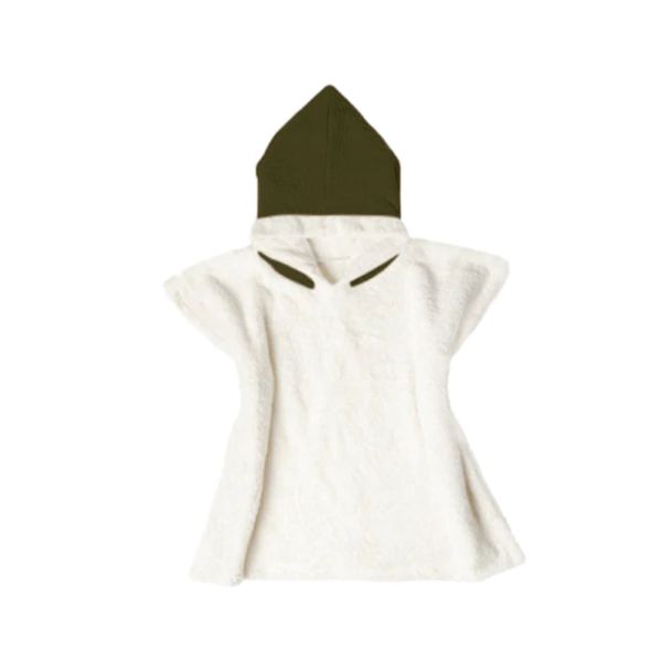 Poncho de bain Comme un bonbon Kaki