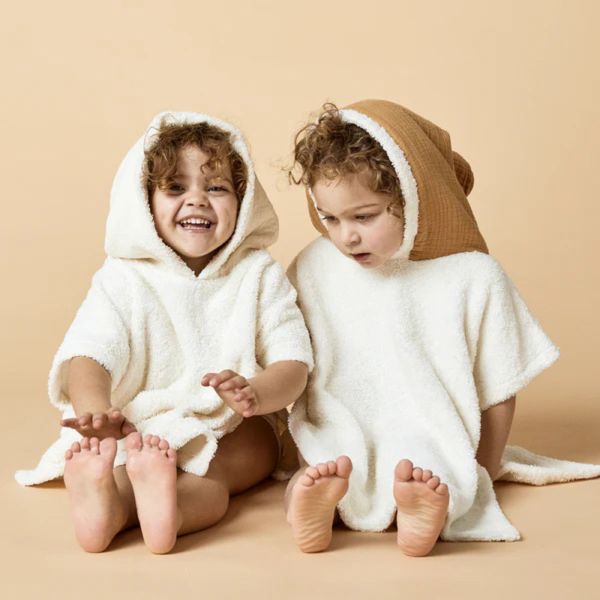 Poncho de bain Comme un bonbon Réglisse