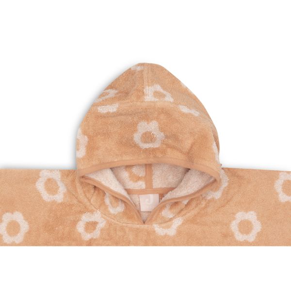 Poncho de bain éponge Jacquard réversible 1-3 ans Flower