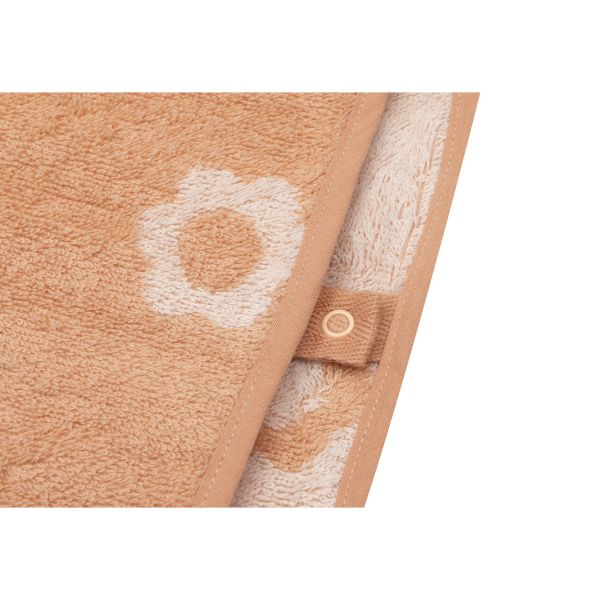 Poncho de bain éponge Jacquard réversible 1-3 ans Flower