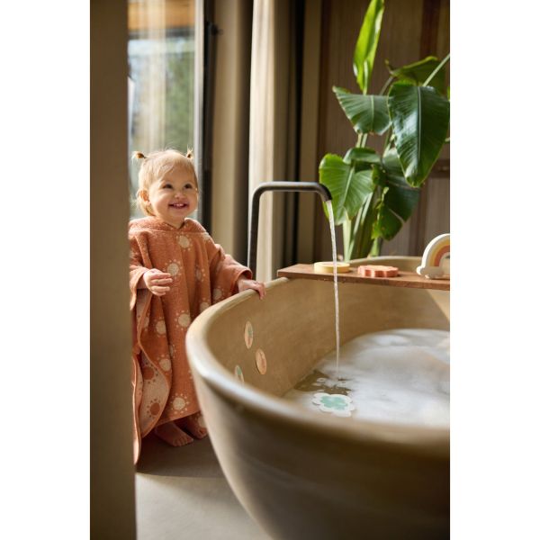 Poncho de bain éponge Jacquard réversible 1-3 ans Sun