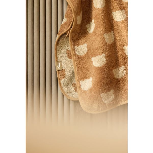 Poncho de bain éponge Jacquard réversible 1-3 ans Teddy Bear