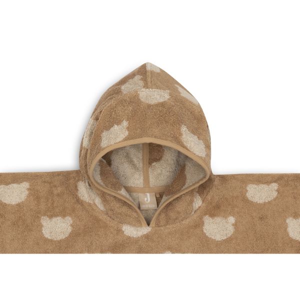 Poncho de bain éponge Jacquard réversible 1-3 ans Teddy Bear