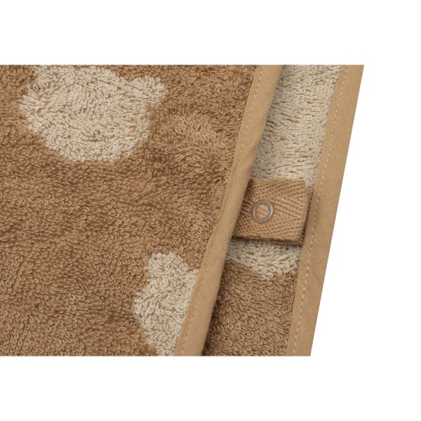 Poncho de bain éponge Jacquard réversible 1-3 ans Teddy Bear