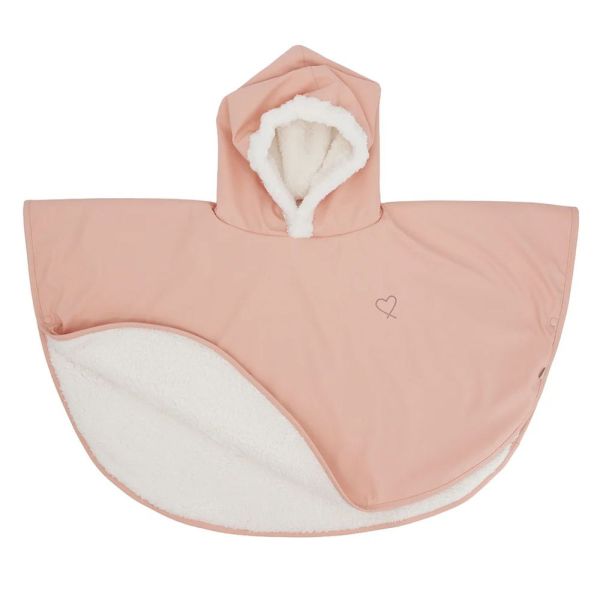 Poncho bébé - Rosée coeur