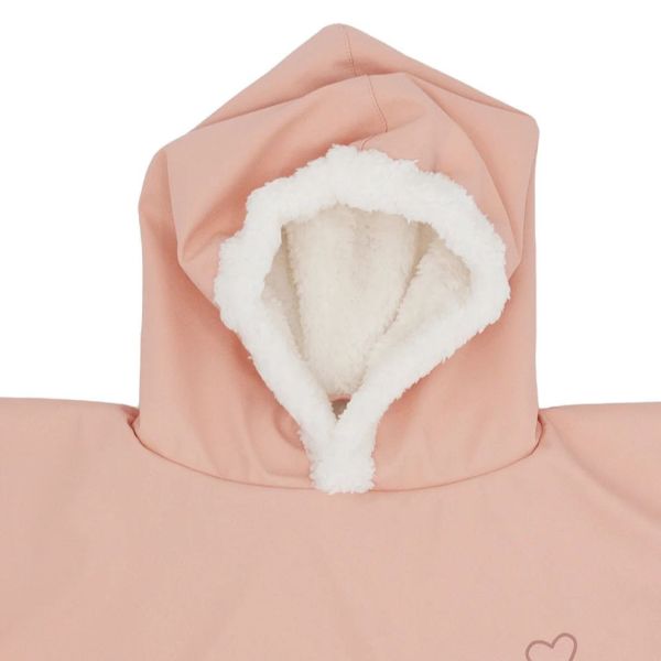 Poncho bébé - Rosée coeur