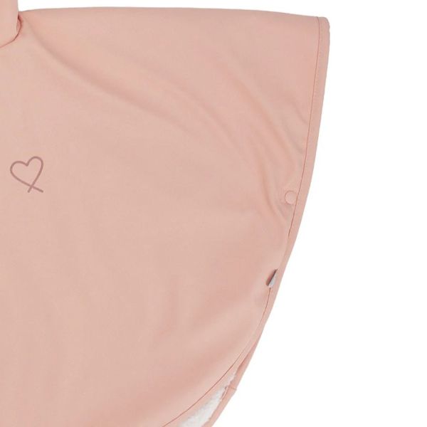 Poncho bébé - Rosée coeur
