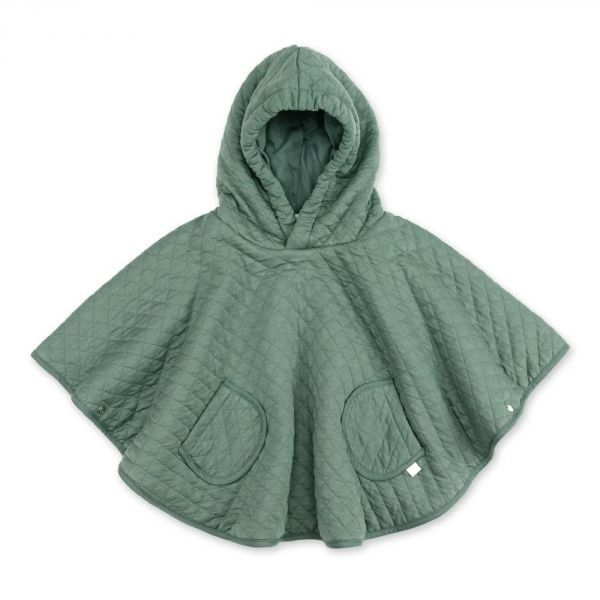 Poncho chaud de voyage Pady quilted jersey Vert