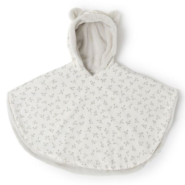 Poncho polair  Teddy Olive bloom