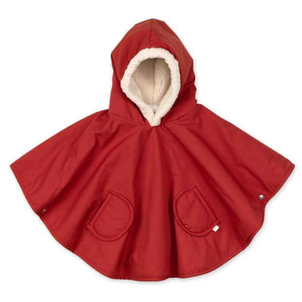 Poncho chaud de voyage imperméable Carmin