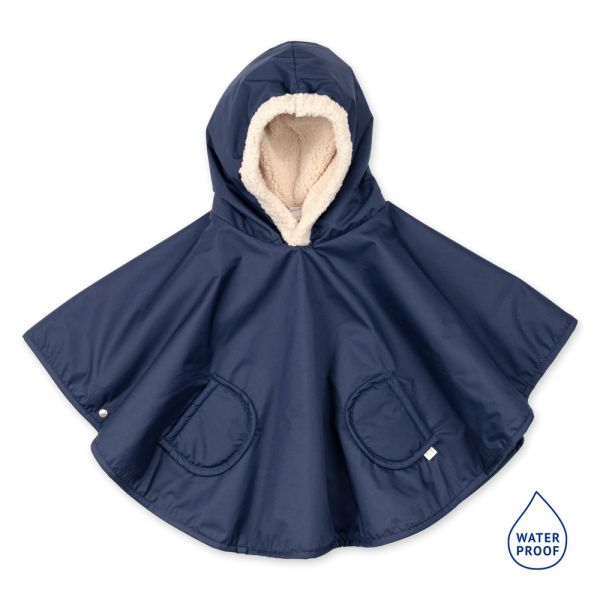 Poncho chaud de voyage imperméable Navy