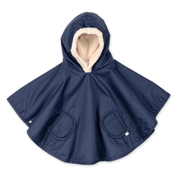 Poncho chaud de voyage imperméable Navy