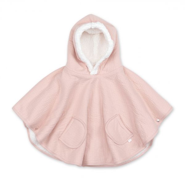 Poncho chaud Teddy Rose