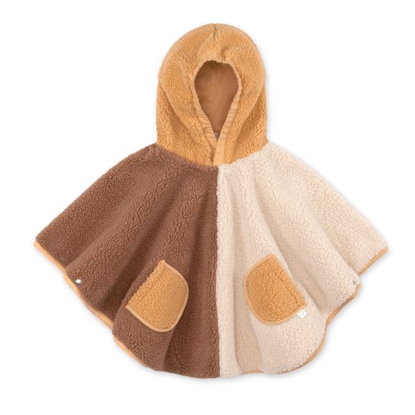 Poncho chaud de voyage Teddy bouclette Muffin