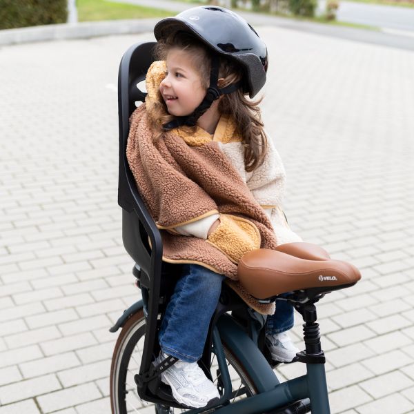 Poncho chaud de voyage Teddy bouclette Muffin