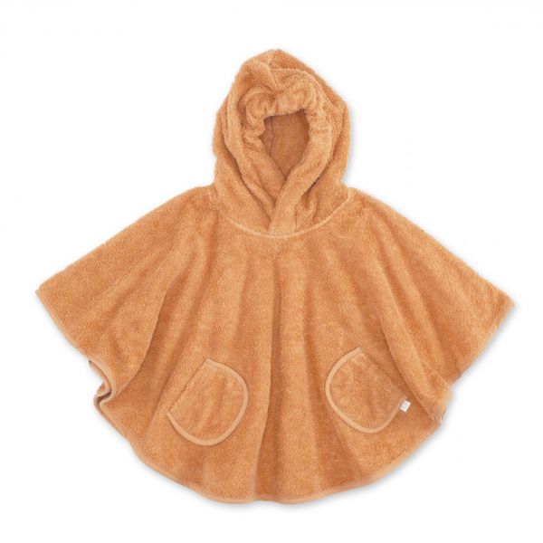 Poncho de bain Terry Abricot