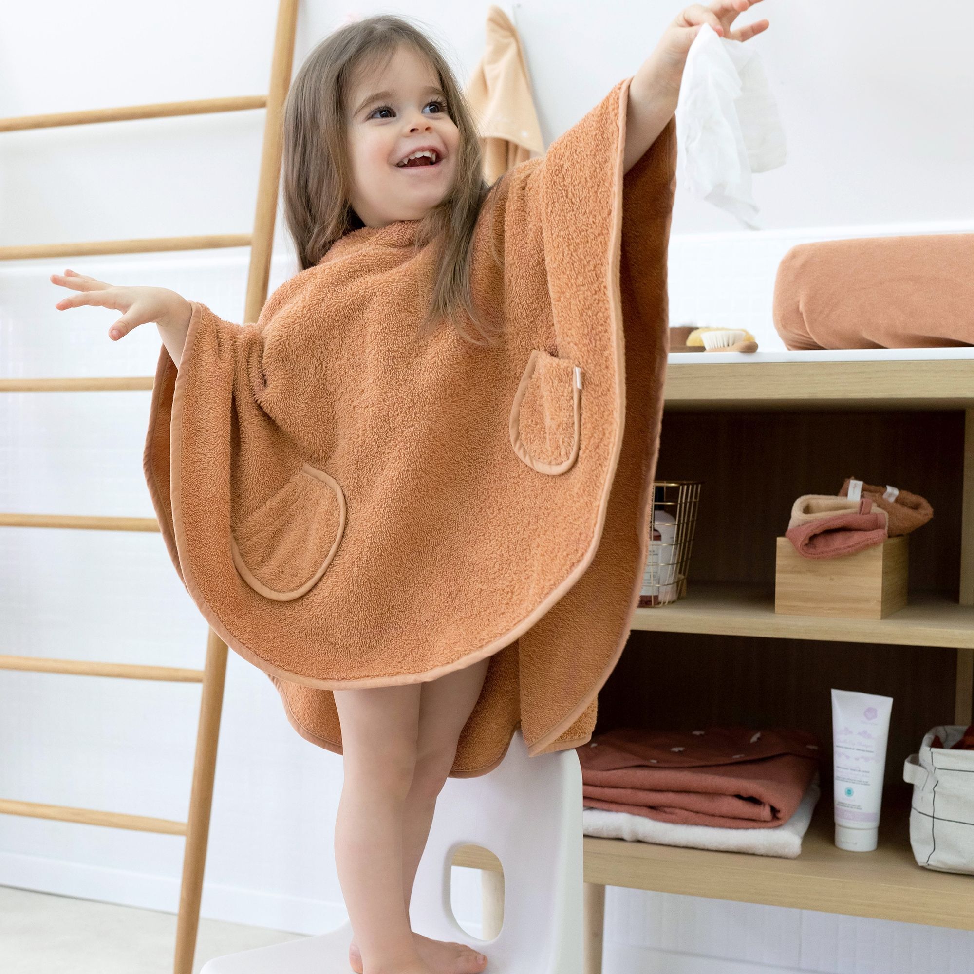 BEMINI Poncho polaire enfant, Cape poncho, Poncho enfant