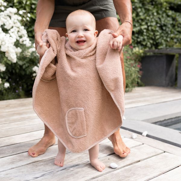 Poncho de bain Terry Beige