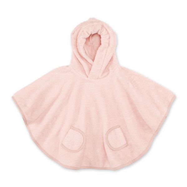 Poncho de bain Terry Vieux rose