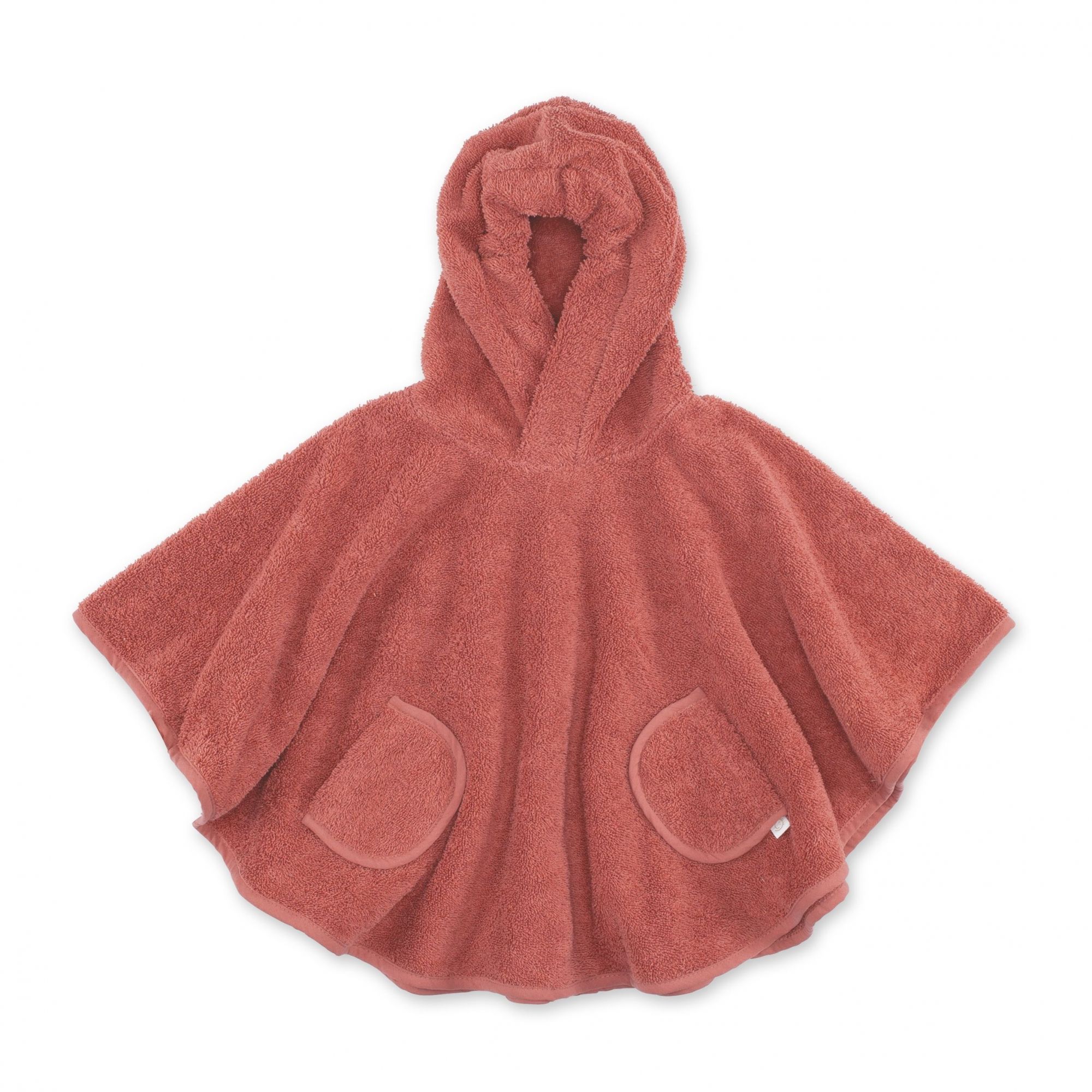 Poncho De Bain Terry Terracotta Made In Bebe