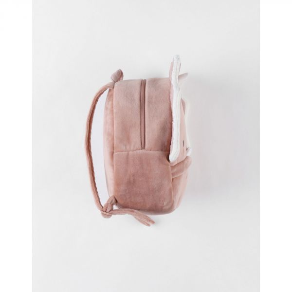 Sac à dos enfant Veloudoux Popsie rose