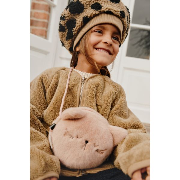 Béret polaire enfant Poplar Mega leo oat mix 3/4 ans