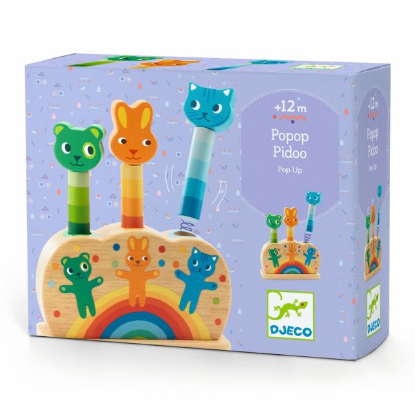 Jouet pop-up Pipop pidoo collection Baby Couleur