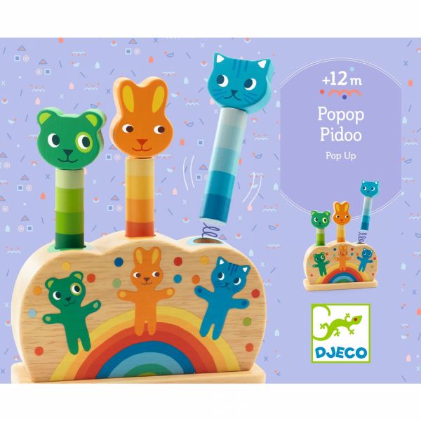 Jouet pop-up Pipop pidoo collection Baby Couleur