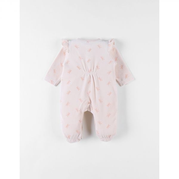 Pyjama bébé en velours Popsie - 6 mois