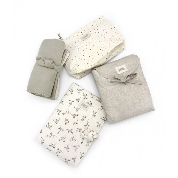 Protège carnet de santé Olive Bloom Vert