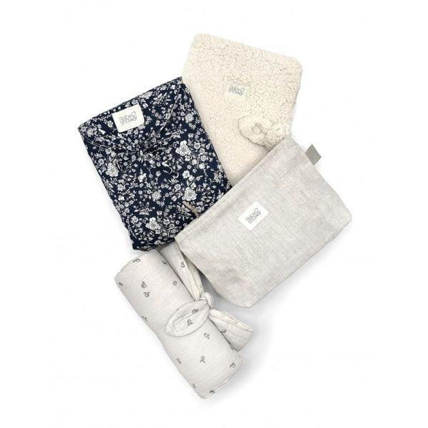 Protège carnet de santé Mouton Ecru