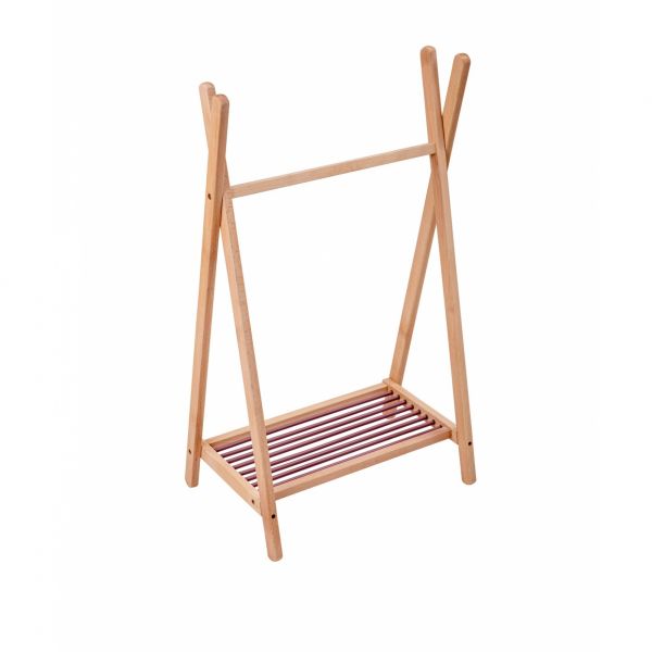 Portant à vêtements pour enfant Léandre Hybride vieux rose