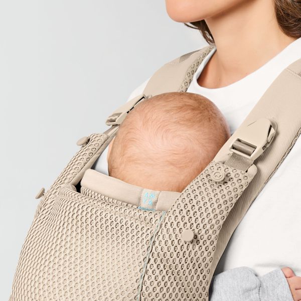 Porte-bébé ergonomique Amya évolutif et respirant Almond Beige