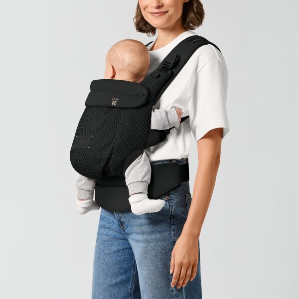 Porte-bébé ergonomique Amya évolutif et respirant Magic Black