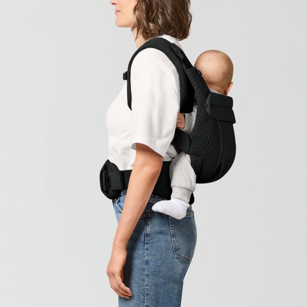 Porte-bébé ergonomique Amya évolutif et respirant Magic Black